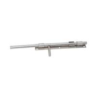 Mikikit Heavy Duty Iron Door Fence Garden Gate Hinges Field Gate Latch Locks Stainless Steel Reinforced Ground Latch