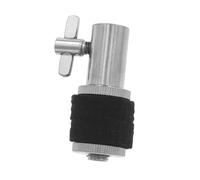 Mikikit Hi-Hat Clutch in Silver Zinc Alloy with Felt Padding Professional and Practical Design for Jazz Drum Cymbal Stand