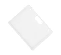 Mikikit High Capacity Transparent Document Bag PP File Organizer for Artworks Legal Papers and Certificates Practical Medium Sized Storage Pouch for Office and Artists