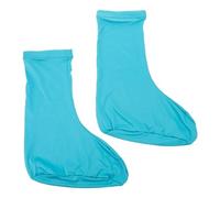 Mikikit High Tube Waterproof Hiking Boot Gaiters Blue L Outdoor Sandproof Shoe Covers for Desert Trekking and Walking Protection