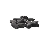 Mikikit Hot Cooking Stone Natural River Pebble for Grilling and Serving Dishes to Keep Food Warm, Heat Resistant Stones for Outdoor Landscape and Garden Decoration
