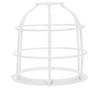 Mikikit Industrial Bulb Guard Wire Cage Lamp Shade Explosion-Proof Light Cover for Workshop Factory Lighting Protection 5.7X5.7X5.3 Inches