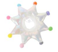 Mikikit Inflatable Cat Collar for Postoperative Use, Soft White Cloth Neck Cone to Prevent Licking and Reduce Post Surgery, Suitable for Cats during Period
