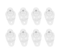 Mikikit Infrared Detector Wall Mount Bracket 8Pcs Sensor Holders for Warehouse Home Office Security Alarm System