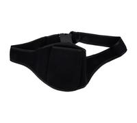 Mikikit Instructor Mic Waist Belt Pouch for Exercise Trainers, Black Microphone Holder Pack with Adjustable Waist Strap, Lightweight Microphone Supply Bag Under 20l for Running