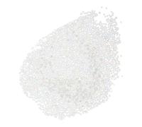 Mikikit Iridescent No Hole Glass Beads 0.4-3mm Tiny Crafting Beads 100g Set for DIY Jewelry Making Vase Fillers and Phone Case Decoration Random Color