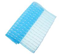 Mikikit Japanese Exfoliating Back Scrubber Towel 35x12 Inch Blue Jacquard Body Scrub Washcloth Quick Dry Bath Towel for Shower Spa Full Body Exfoliator