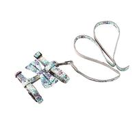 Mikikit Japanese Style Cat Harness and Leash Comfortable PET Vest Harness Adjustable Straps Sky-blue Lightweight and Escape-proof for Outdoor Walking