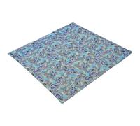 Mikikit Japanese Style Cotton Fabric Wrapping Cloth 68cm Square Blue Phoenix Tail Box Packing Cloth for Packaging and Bento Lunch Wrap