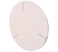 Mikikit Kiln Sculpting Support Ceramic Firing Mat, Silicon Carbide Round Pad, Reusable High Temperature Support for Pottery Works and Clay Sculpting