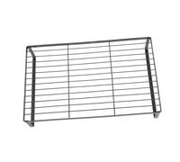 Mikikit Kitchen Stove Top Cover Rack with Iron Sturdy Construction Rack Design Storage Stand Supports Heavier Kitchenware Suitable for Home Kitchen and Family Life