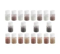 Mikikit Laboratory Soil Sample Set with 5 Colored Soil Vials for Scientific Experiment and Education - for Teaching Research and Lab Analysis
