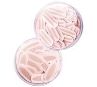 Mikikit Lace Mesh Double Eyelid Tape Set Invisible Eyelid Lifting Strips for Hooded and Droopy Eyes with 150 Olive-shaped 150 Half-moon Stickers for Natural Eye Enhancement