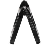 Mikikit Large Black Metal Hair Dye Cream Squeezer Tube Roller Manual Toothpaste Dispenser for Salon and Home Use