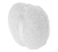 Mikikit Large Fluffy Oversized Powder Puff for Body Powder Soft Plush Washable Dusting Applicator Suitable for Women and Men 6 Inch Reusable Cushion Puff