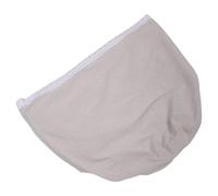 Mikikit Laundry Basket Cloth Insert Natural Linen Fabric 45X50Cm Replacement Liner for 70L Round Wicker Hamper, Washable Fabric Liner for Bathroom and Bedroom Storage