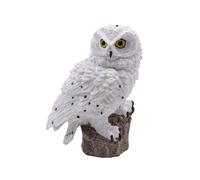 Mikikit Led Solar Owl Ornament Landscape Lantern Easy to Install Night Light for Garden Pathway Patio Yard