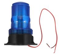 Mikikit LED Strobe Warning Light for Trucks and Forklifts, Blue Rotating Emergency Beacon Light for Heavy Machinery and School Bus, Vehicle Safety Flashing Lamp with Magnetic Base