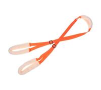 Mikikit Lightweight and Comfortable Dog Carrying Harness Sling with Coral Fleece and Ribbon Material, Adjustable Rear Leg Stabilizer Pet Harness for Outdoor Use with Matching Handle