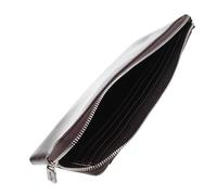 Mikikit Long Men Wallet Men Coin Purse Simple PU Multi-Functional Sturdy Cash Cards Pouch Chic Coin Purse Family Father Work Daily Use 8.65X4.32X0.79In