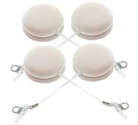 Mikikit Macaron 4pcs Electronic Screen and Glasses Cleaning Cloth Set, Soft Microfiber Lens Wipers for Smartphones, Computers, Eyeglasses, and Camera Screens, Pink