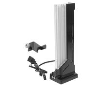 Mikikit Magnetic Gpu Bracket Argb Graphics Holder Frame with Programmable 16 Million Colours Led, Aluminium Alloy, Black, 5v 2w Power, Compatible with Graphic Cards, Cable Length 12cm,