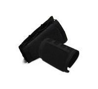 Mikikit Makeup Brush Cleaner Armband with Cleaning Sponge, Black Makeup Remover Tool for Easy Brush Washing, Adjustable Arm Strap for Professional and Home Use