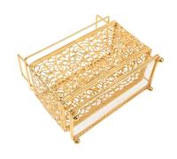 Mikikit Makeup Brush Storage Rack Iron Art Brush Holder for Makeup Accessories for Vanity Organizers Storage Suitable for Home Office Use