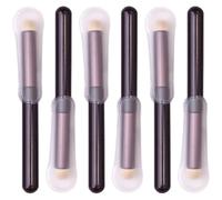 Mikikit Makeup Sponge Set Artificial Fiber Material 6pcs for Foundation and Concealer with Comfortable Brush Head, Not Easy to Deform, Suitable for Dry and Wet Use in Beauty Application