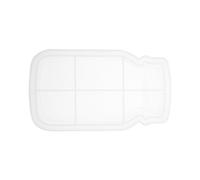 Mikikit Mason Jar Silicone Mold for DIY Epoxy Resin Candle Holder Tray Crystal Casting Mold Bottle Shape for Arts and Crafts