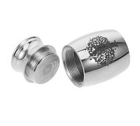 Mikikit Medium Urn Stainless Steel Pet Urns for Dogs Ashes Silver Metal Jar Sealed Tightly Preserves Hair Lightweight Memorial Funeral Keepsake