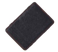 Mikikit Men Pu Leather Wallet with Multi-Card Design and Large Capacity, Simple Bi-fold Style for Daily Occasions and Office Use, Black Casual Elegance Wallet for Men