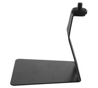 Mikikit Metal Microphone Stand Clamp with Heavy-duty Clip Base and Higher Stability, Suitable for 3/8 Connector, Sturdy Table Mic Mount Clamp for Long-term Utility in Recording