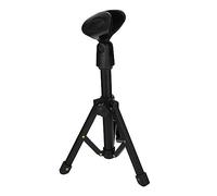 Mikikit Mic Stand Tray Condenser Mic Compatible Heavy Duty Base Portable Alloy Microphone Arm for Recording Podcasts Video Calls