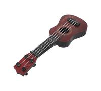 Mikikit Mini Guitar for Playing, Musical Instrument Learning for Beginners, Brown Color Practice Guitar for ’s Music Education