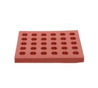 Mikikit Mini Hexagon Silicone Brick Mold for Sand Table and Concrete Crafts - Heatproof Mold for DIY Miniature Wall and Roof Tile Projects
