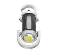 Mikikit Mini Rechargeable Keyring Flashlight Pendant with LED Light, Weather-Resistant Plastic Mini Pocket Torch for Emergency and Outdoor Camping Use