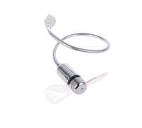 Mikikit Mini Usb Fan with 64 Led Patterns Circular Display Portable Desk Fan for Laptop and Computer Usb Powered Cooling Gadget with Real-Time Clock Feature