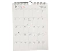 Mikikit Monthly Wall Calendar Office Planner with Printing and Blank Space for Notes Practical Multi Functional Appointment Calendar for Home and Work Use