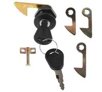 Mikikit Motorcycle Anti-Theft Tail Lock Zinc Alloy Cylinder with Key Easy Install Trunk Lock for Mopeds and Electric Scooters Secure Luggage