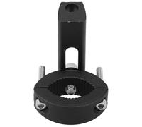 Mikikit Motorcycle LED Light Bar Mounting Bracket 2-3cm Inner Diameter Black Fog Light Lamp Holder for Off-road and Front Bumper Installation