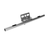 Mikikit Motorcycle Turn Signal Bracket Aluminum Alloy Rear and Front Mount for Cruiser Bikes with Fast Installation Vintage Style Indicator Holder Silver