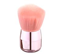 Mikikit Multi-purpose Pink Makeup Brush for Daily and Professional Use, Comfortable Synthetic Fiber Powder and Blusher Brush, Fluffy Gentle Bristles for Face Cosmetics
