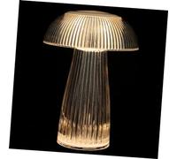 Mikikit Mushroom Night Light ABS Aesthetic Soft Warm Light for Bedroom Home