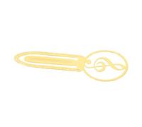 Mikikit Music Note Metal Bookmark Artistic Hollow Treble Clef Page Holder for Music Lovers Students Teachers Metal Reading Marker Gift