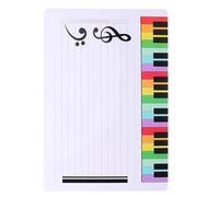 Mikikit Music Teaching Erasable Note Whiteboard Portable Practice Tool with Lightweight Design for Students