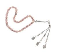 Mikikit Muslim Beads Chain Resin Rosary Bracelet for Prayer Accessories and Religious Worship Ramadan Use