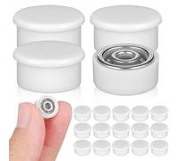 Mikikit Nail Art Rotary Bearings Mini High-speed Nail Charm Accessories White 40pcs with Smooth Rotation Performance for Creativity Booster and Jewelry Design