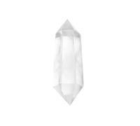 Mikikit Natural Fluorite Quartz Crystal Wand Healing Stone Hexagonal for Decoration and Bringing Good Luck Suitable for Housewarming and New Year Gifts