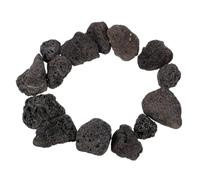 Mikikit Natural Volcanic Lava Rocks and Moisture Retention, Large Bag Porous Structure of Decorative Rocks Rustic Aesthetic for Plants and Pipes Suitable for Homes and Fire Pits